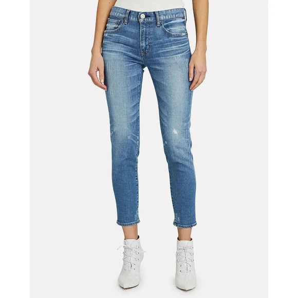 MOUSSY VINTAGE Comfort Velma Skinny Denim Jeans Blue Size 24 - Picture 1 of 8